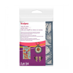 Sculpey - Serigrafi Şablonu - Doğa