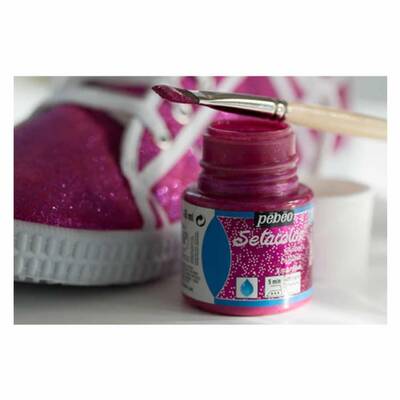 Setacolor Glitter Transparan Kumaş Boya 45ml Şişe