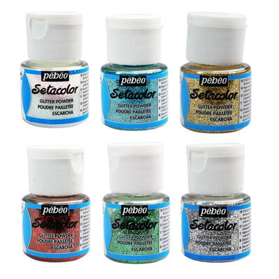 Setacolor Glitter Transparan Kumaş Boya 45ml Şişe