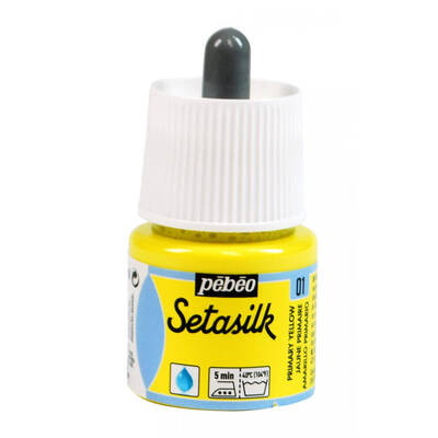 Setasilk İpek Boya 45ml Şişe - 01 Primary Yellow