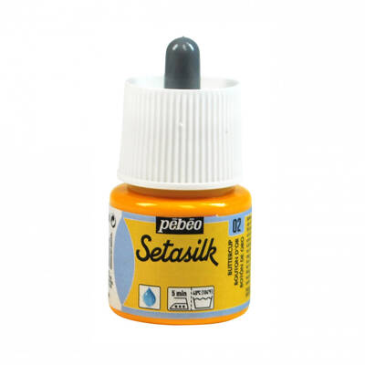 Setasilk İpek Boya 45ml Şişe - 02 Buttercup