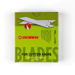 Snowman - Dar Maket Bıçağı Yedeği 30 Derece 1 Paket/100 Adet