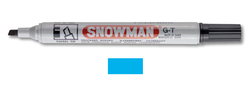 Snowman - Kesik Uç Permanent Markör - AÇIK MAVİ