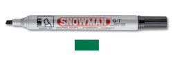 Snowman - Kesik Uç Permanent Markör - YEŞİL