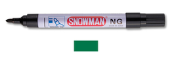 Snowman - Yuvarlak Uç Metal Gövde Permanent Markör - YEŞİL
