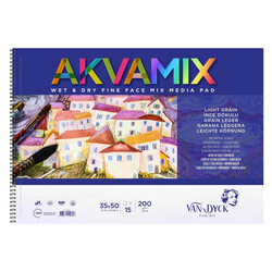 Van Dyck - Akvamix Wet&Dry 35x50cm 200gr Spiralli 15 Yaprak
