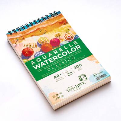 Classico Dokulu Coldpres A6 17x11cm 20 Yaprak Suluboya Blok