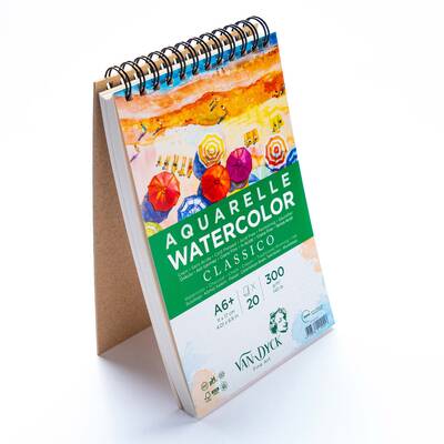 Classico Dokulu Coldpres A6 17x11cm 20 Yaprak Suluboya Blok