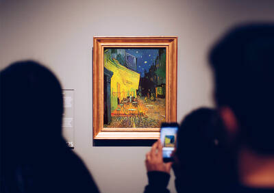 Van Gogh, Cafe Terrace at Night - Tuval Üzerine Sayılarla Boyama Seti 40x50cm