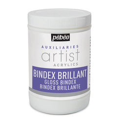 Pebeo - Binder Gloss Bindex - Parlak Yapıştırıcı - Binder - 1 Litre