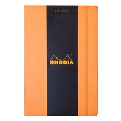 Rhodia - A5 Noktalı Defter TURUNCU Sert Kapak 96 Yaprak